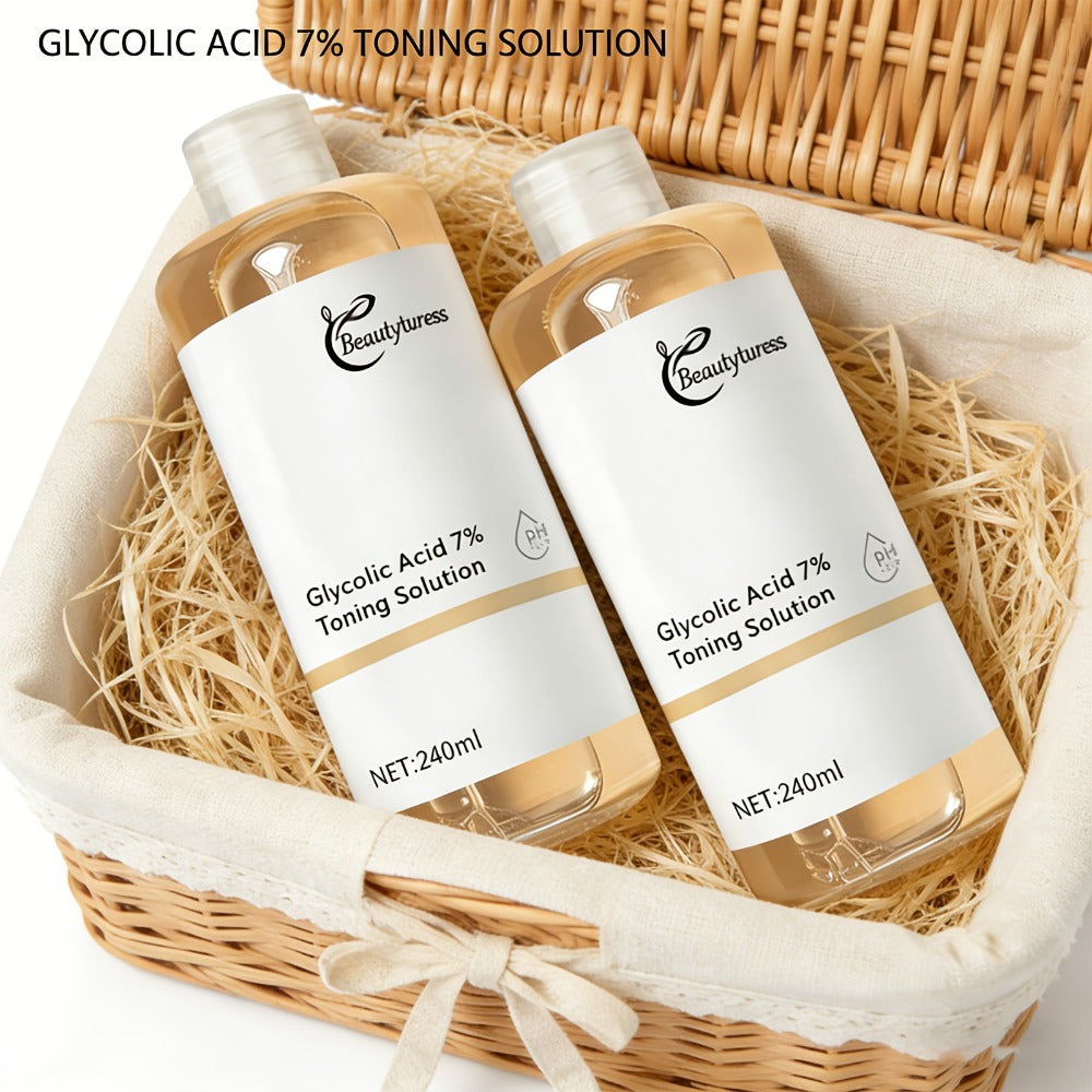[Glycolic Acid Serum] Glycolic Acid Serum - Hydrates, Moisturizes And Smooths Skin, Enriched with Alpha-Arbutin And Damascus Rose Water - Specially Formulated for Sensitive Skin And Radiant Skincare, 1 Bottle, 2 Bottles