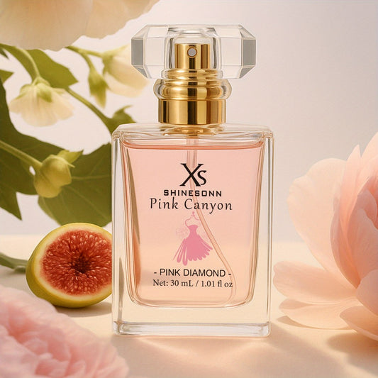 SHINESONN Pink Canyon Women'S Fragrance (1.01 Fl. Oz). Notes: Top - Pomegranate, Grapefruit; Heart - Peony, Lotus; Base - Amber, Magnolia. A Romantic Floral-Fruity Aroma. Great for Dates. an Excellent Holiday Gift