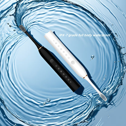 Sonic Electric Toothbrush 6 Modes Smart Timer USB Rechargeable - Soft Bristles for Sensitive Gums - Whitening Oral Care Toothbrush for Men & Women (Black/White/Pink)
