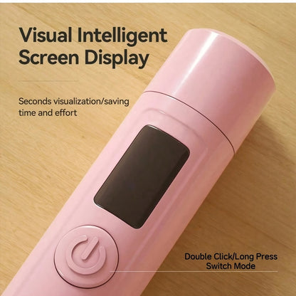 LED Nail Lamp 360° Rotating Head USB Powered with Digital Timer 45s/60s & Nail Stamp - Gel Polish Curer with Condenser Lens for Manicure & Nail Art, White & Pink