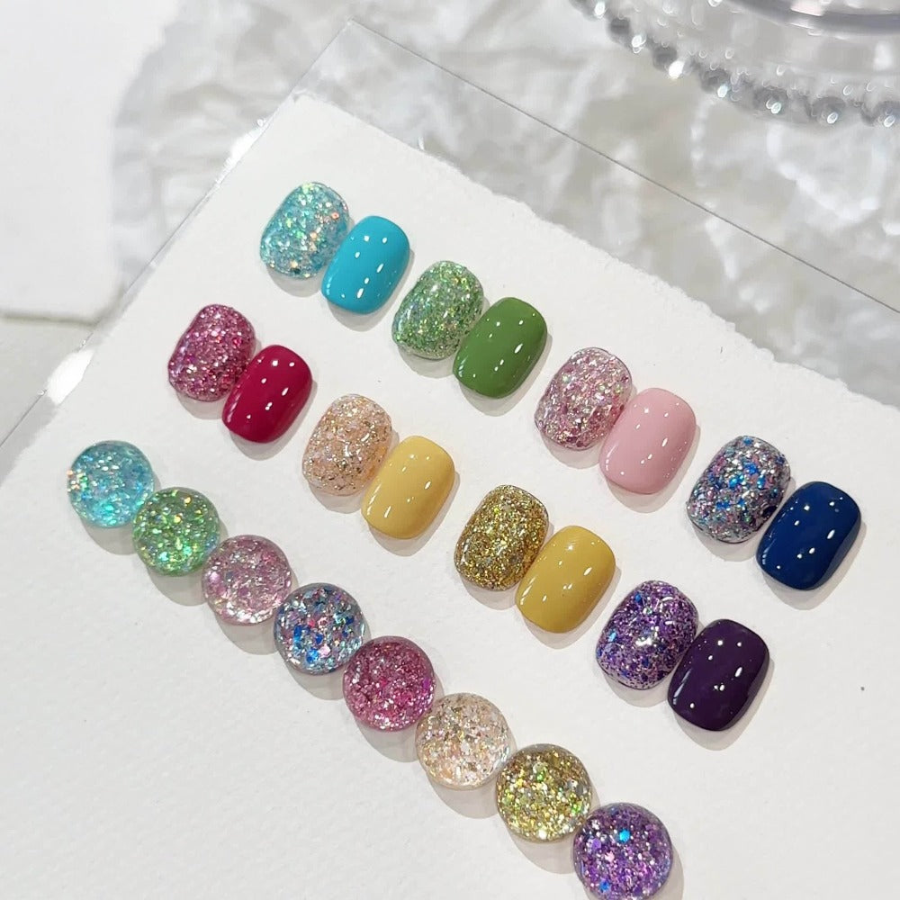 Glamorous Spring Nails Seasonal Nail Art 2Colors Set 0.51oz Nail Gel Polish Soaking LED Nail Gel Salon Female Nail Art Tools Four Seasons Fashion