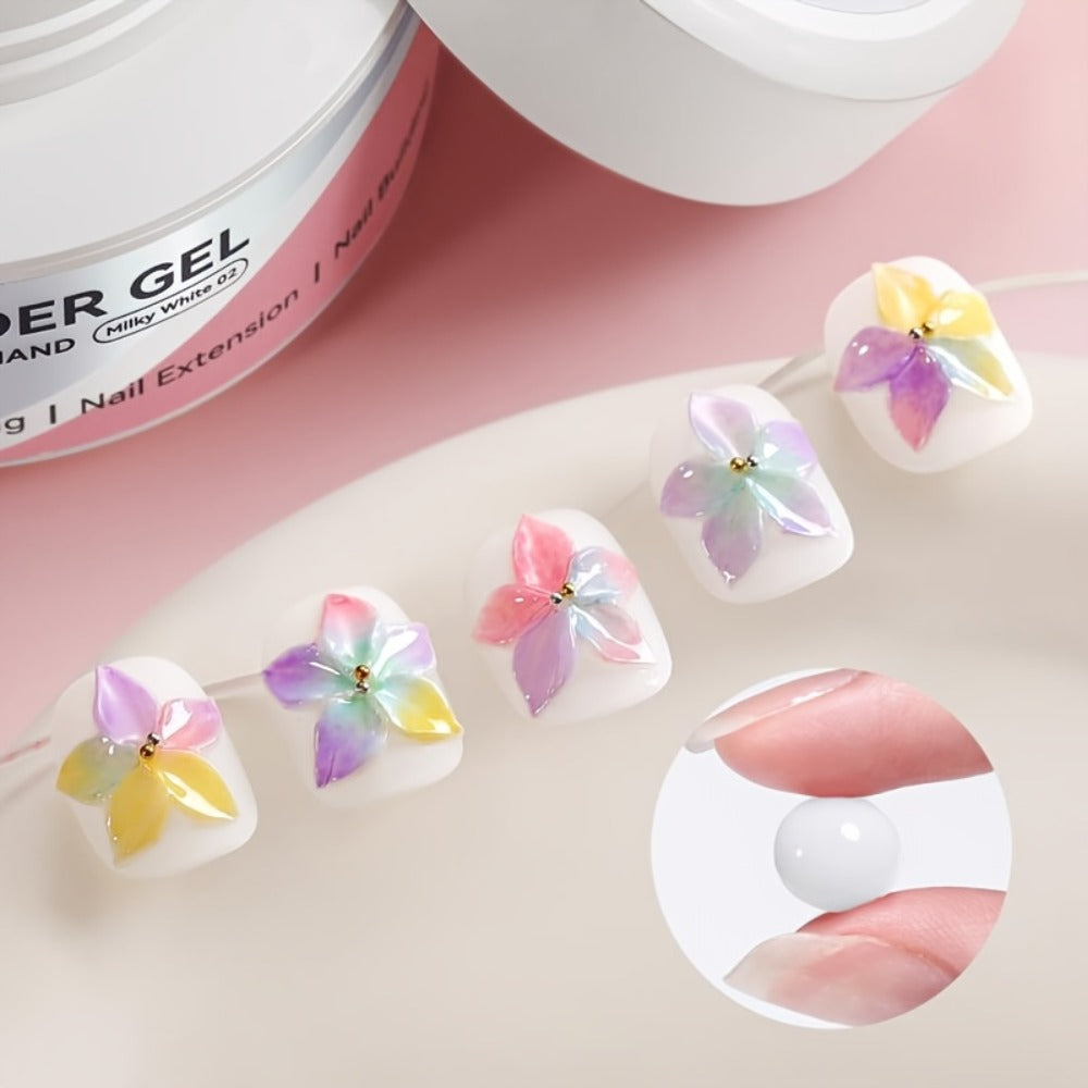 BORN PRETTY 60G Sculpting Gel No-Sticky Quick Extension Nail Gel Polish Clear Milky White 3D Carving Molding Glue Soak Off Construction Gel Vernis