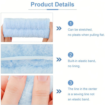 Facial Cleansing Set 7pcs — Deep Cleansing Spa Mask Brush Kit with Velvet Headband, Scrub Brush, Detailing Brush & Wash Bag, Portable Skincare Tool for Women