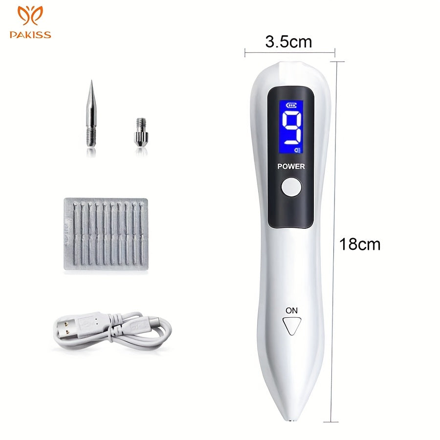 107 9-Level Adjustable Electric Household Beauty Tool, Equipped with a Liquid Crystal Display, Suitable for Both Men And Women, Can Be Charged Via USB, with a Sleek Design, Portable And Easy to Operate. Christmas, Valentine'S Day, New Year Gifts