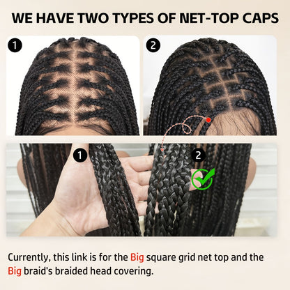 Braided Wig Full Lace Handmade Extra Long Curly Braid 40 Inch Lace Front Lace Frontal for Women Natural Black Majestic Cascading Curls Protective Style