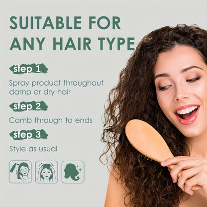 Leave-In Hair Mask 10-in-1 with Argan Oil, Keratin & Coconut Oil - Molecular Repair Treatment for Dry, Damaged & Chemically Treated Hair | No-Rinse Formula
