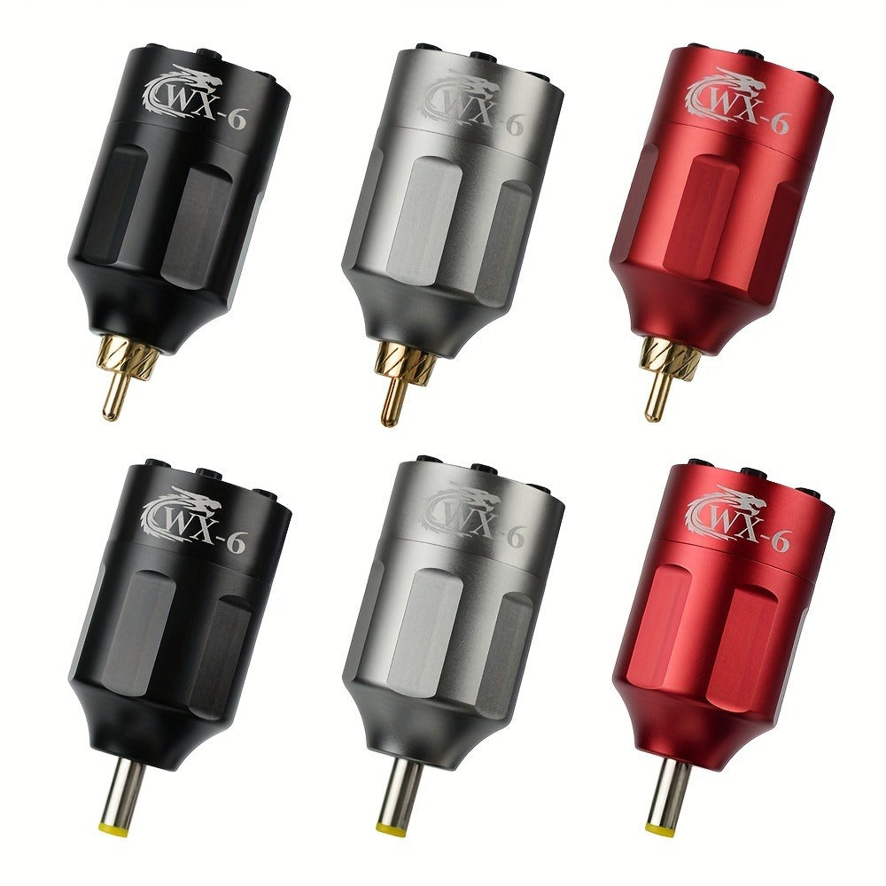 Tattoo Battery Wireless Power Supply, Portable Rechargeable Coreless Motor for Tattoo Pen, with LED Digital Display, RCA/DC Connector, Rotary Tattoo Machine Makeup Equipment