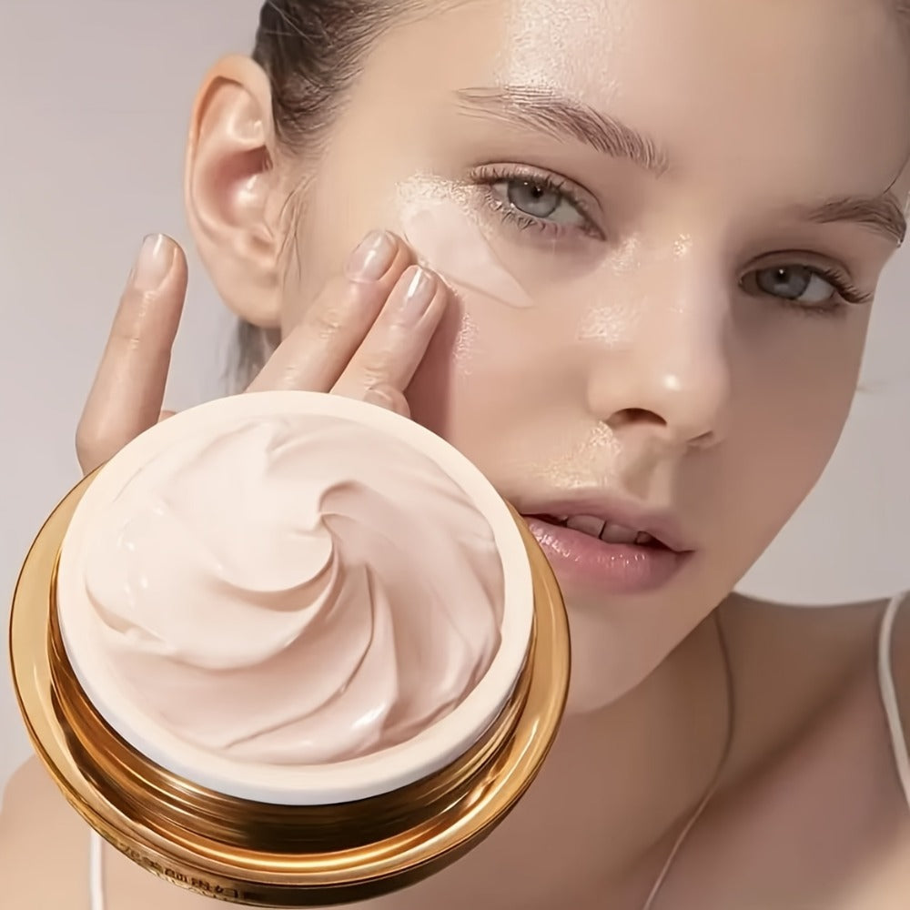 Cordyceps & Ganoderma Luxury Face Cream with Hyaluronic Acid - Hydrating Firming Anti-Fine Line Alcohol-Free Moisturizer for All Skin Types Sensitive Skin Safe