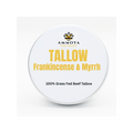 Tallow Balm – Grass-Fed Tallow Moisturizer | 3 Variants: Chamomile, Rose & Honey, or Frankincense Myrrh | Ammoya Naturals