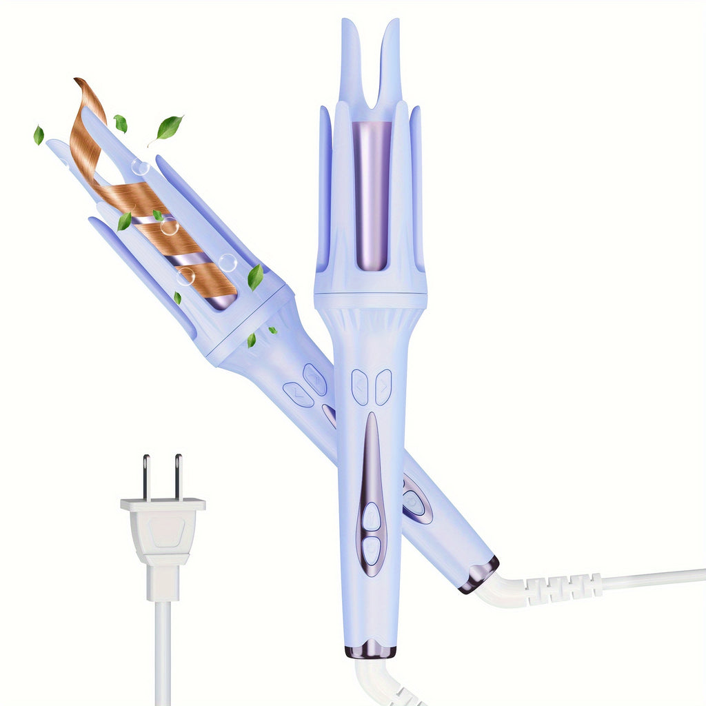 Fully Automatic Curling Iron with Dual Card Slots And Negative Ions, 32Mm Constant Temperature, Long-Lasting, Non-Damaging to Hair, Anti-Scald, And Good Hand Feel. Equipped with a Bracket And Comb