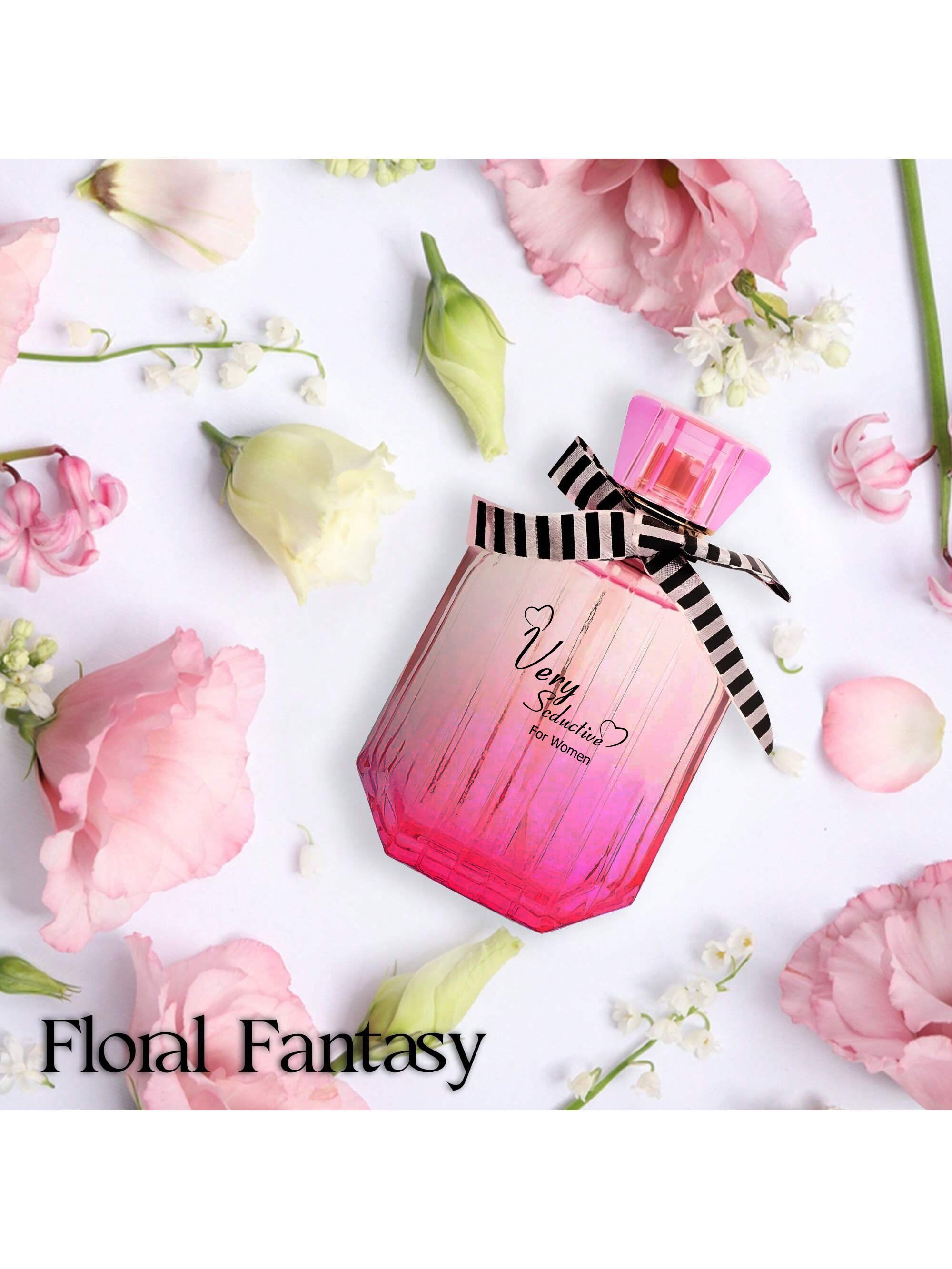 VERY SEDUCTIVE Women’s Eau de Parfum 3.4 Fl Oz | Floral-Woody Allure | Jasmine, Rose & Amber Musk Scent.