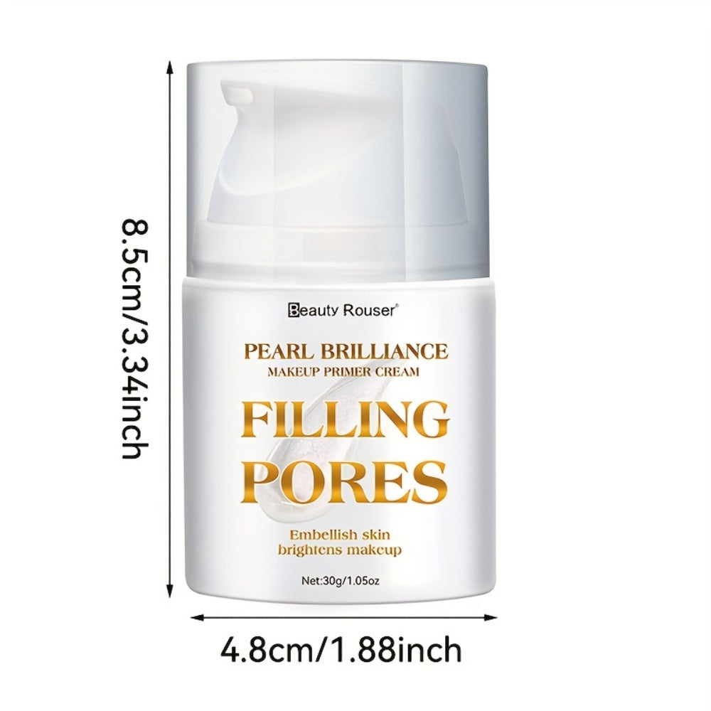 Makeup Primer Cream 30g - Pore Filling Oil Control with Vitamin E, Non-Greasy Moisturizing Formula for Flawless Long-Lasting Finish