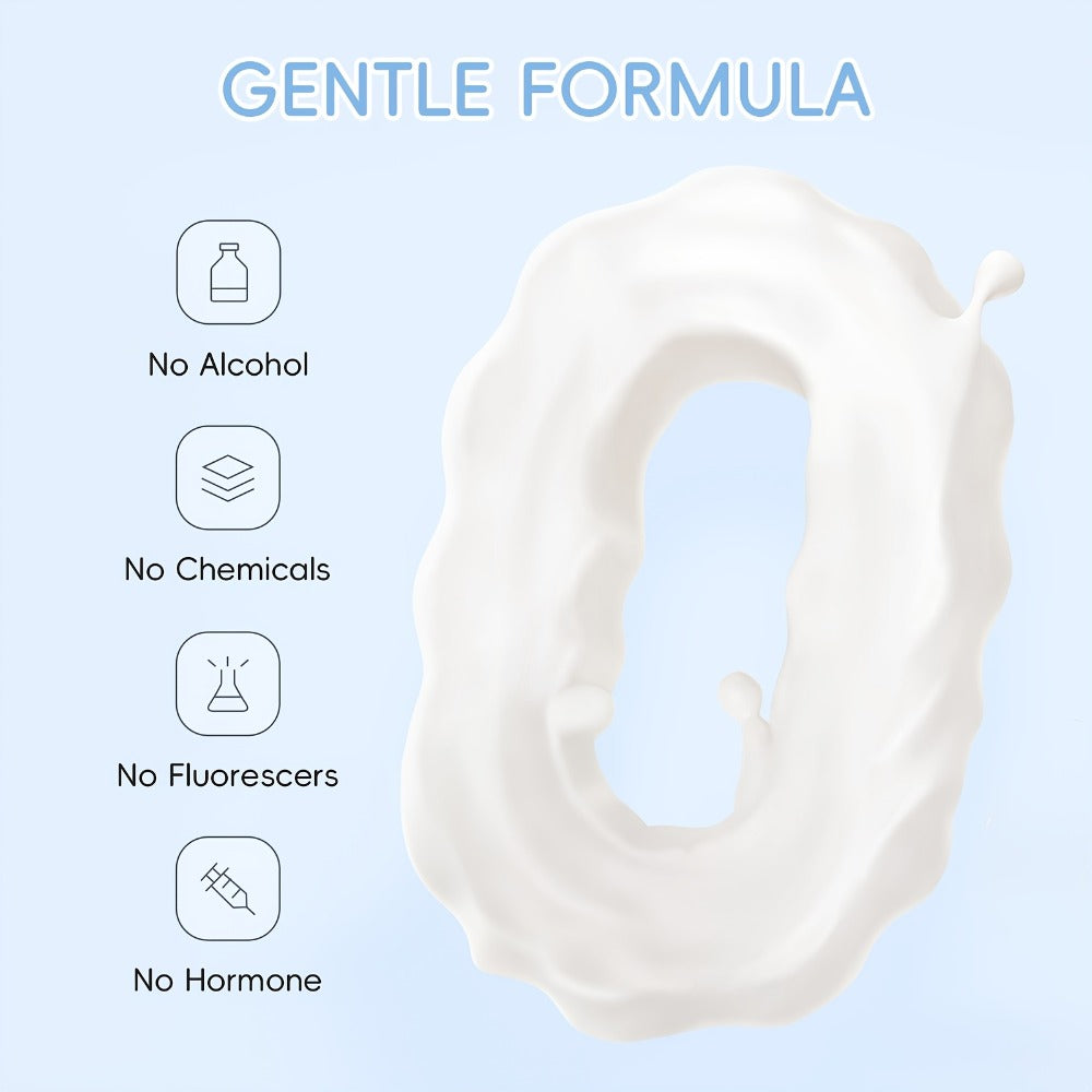 A Skincare Set That Nourishes Your Skin with Milk, Featuring Five Pieces Enriched with Milk Extract, Niacinamide, Alpha-Arbutin, And Vitamin E, Ideal for Dry to Normal Skin. A Perfect Gift for Occasions Like Valentine'S Day, Mother'S Day