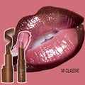 Dark Lip Liner Pen + Metallic Solid Lipstick Set | Creates A Three-dimensional Lip Shape, One Application Gives A Full And Shiny Effect, Long-lasting Color Retention Without Smudging, Ideal Gift For Any Occasion
