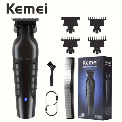 Hair Clipper & Beard Trimmer Set for Men — Kemei Professional Grooming Kit with Reciprocating Shaver, USB Rechargeable, Home & Salon Use, Gift for Dad (Set 1 / Set 2 / Style 1)
