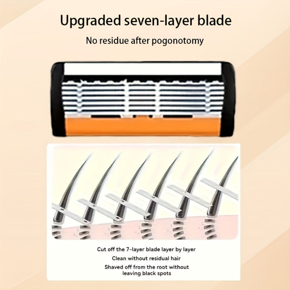 Safety Razor Kit - 2 Handles & 72 Replacement Blades - Double Edge Classic Wet Shaving Razor with Non-Slip Grip for Clean Close Shave - Men's Grooming Shaving Set for Face & Body
