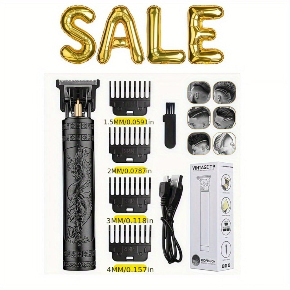 1pc/3pcs WEEME 3-In-1 USB Rechargeable Men'S Grooming Kit - Hair Clippers, Trimmer, And Shaver Set - ABS Plastic, Lithium Battery, Ideal Gift for Boyfriend Or Father