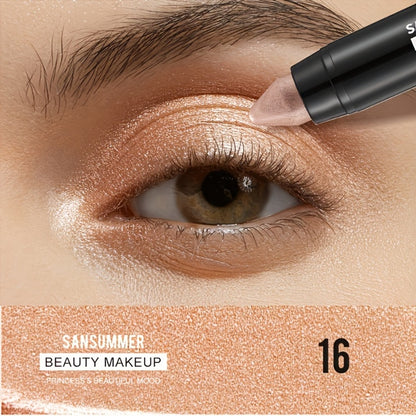 Eyeshadow Stick Set 7 Pcs - Waterproof Pearlescent Matte Shimmer & Metallic Finish, Long-Lasting Natural Eye Makeup, Easy Blendable Daily Look, Valentine's Day Mother's Day Gift for Women