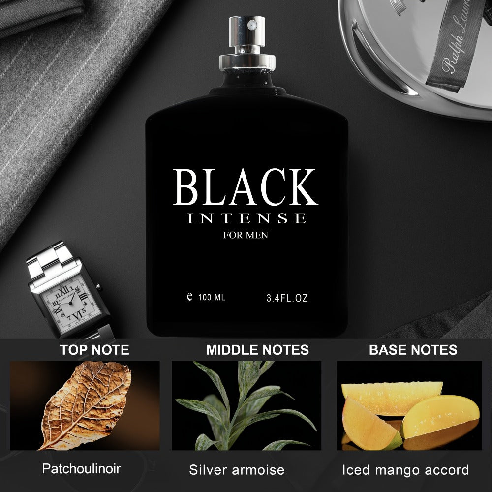 Oud Cologne Gift Set for Men Luxury Arabian Eau de Parfum Long Lasting Citrus Woody Scent Elegant Gift Box for Him 1.7oz 3.4oz Birthday Anniversary