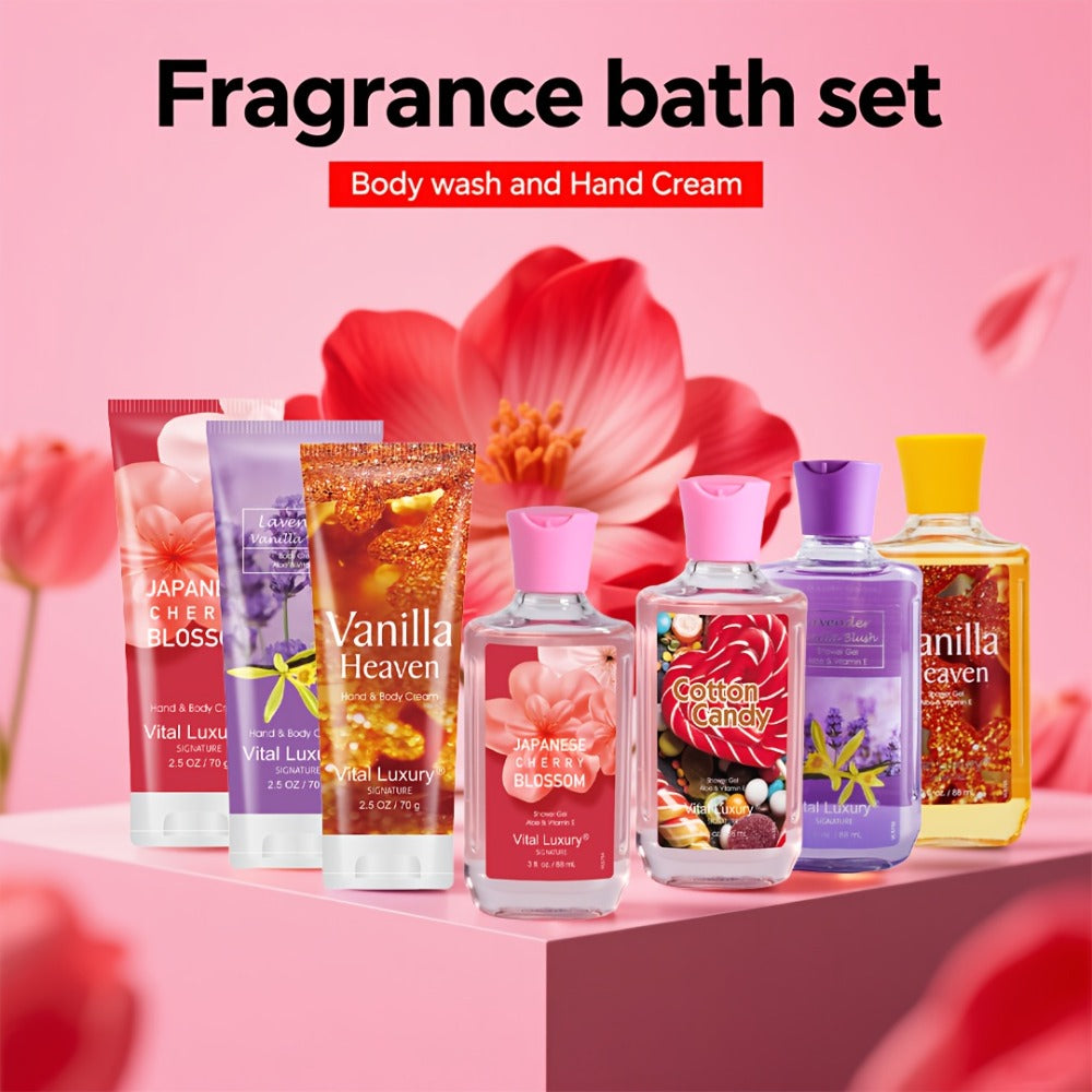 [2pcs Body Set] 2pcs Body Set, Multi Scented Fragrance Bath Salt Shower Gel & 2in1 Body Lotion | Home Spa Set & Shower Fragrance Set | Perfect Gift for Birthday, Christmas, Mother's And Father's Day, 88ml+70g, Easy to Carry for Travel Vacation