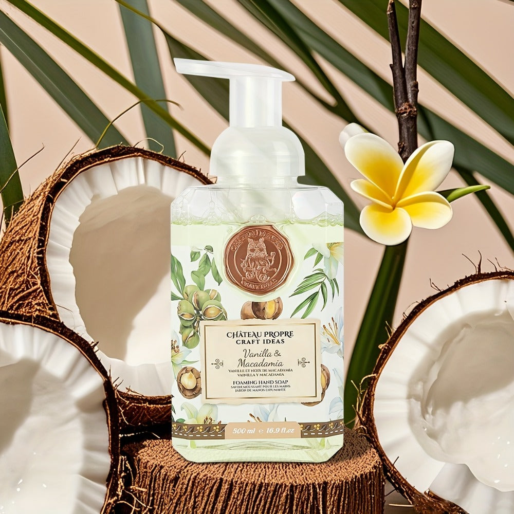 1pc/2pcs Foaming Hand Soap, Ethically Made, 16.9fl.oz (500ml), Fresh Smell. Good for Bathroom, Kitchen And Bedroom. Good Choice for.