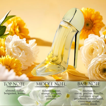 Women's Perfume Floral Oriental Gourmand 3.38 oz - Long Lasting Paraben Free Fragrance, Coffee Almond Vanilla Tonka Bean, 4 Styles Sexy Cool Dream Golden Girl Night Out Daily Wear