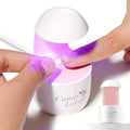 Candy Lover Mini Light for Gel Nails, Small Nail Lamp for Easy And Fast Extension System, Portable Manicure LED Light for Gel Nail Polish DIY Nail Art