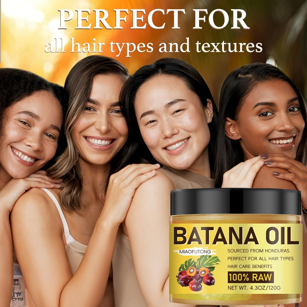 Hair Oil Treatment Banana 100% Raw Honduran Deeply Moisturizing Frizz Control Scalp Nourishment Repair Dry Damaged Hair All Hair Types 4.3oz 120g