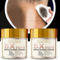 2pcs Brightening Cream with Vitamin C, Niacinamide, and Snow Grass Extract- Unscented Moisturizing Cream, Hypoallergenic- Suitable for Dry Skin, Light Beige, Dark Spots and Pigmentation-Skin Care for Intimate Areas, Underarms, Buttocks, and Thighs