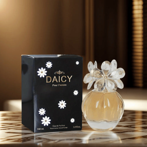 Sweet Floral Perfume for Women Daicy EDP Natural Spray 3.4 fl oz 100ml Long Lasting Feminine Fragrance Rose Jasmine Peony Everyday & Gift