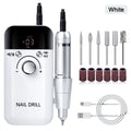 45000RPM Electric Nail Drill Machine with LCD Display Low Noise Rechargeable Nail File for Gel Polish Removal and Nail Polishing
