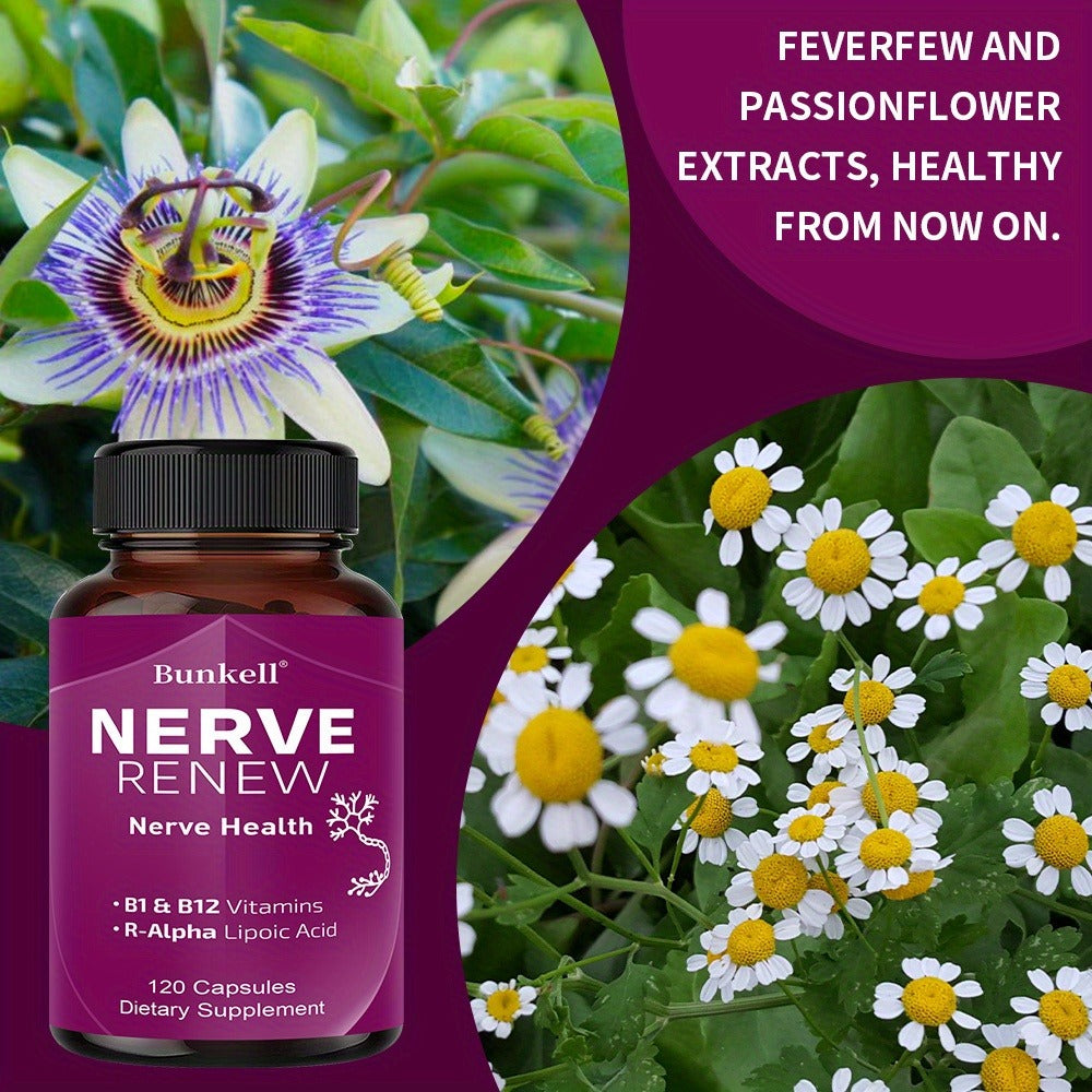 Neurohealth Supplement - Contains Vitamins B1 And B12 - Premium Formula For Men And Women - 120 Capsules