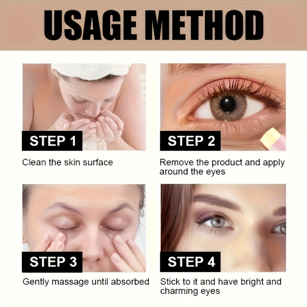 Upgraded Twin-Pack Firming Eye Cream - with Caffeine & Ceramide NP for A Look That's Lifted, Revived & Refreshed. See A Visible Difference! Your New Skincare Game-Changer.