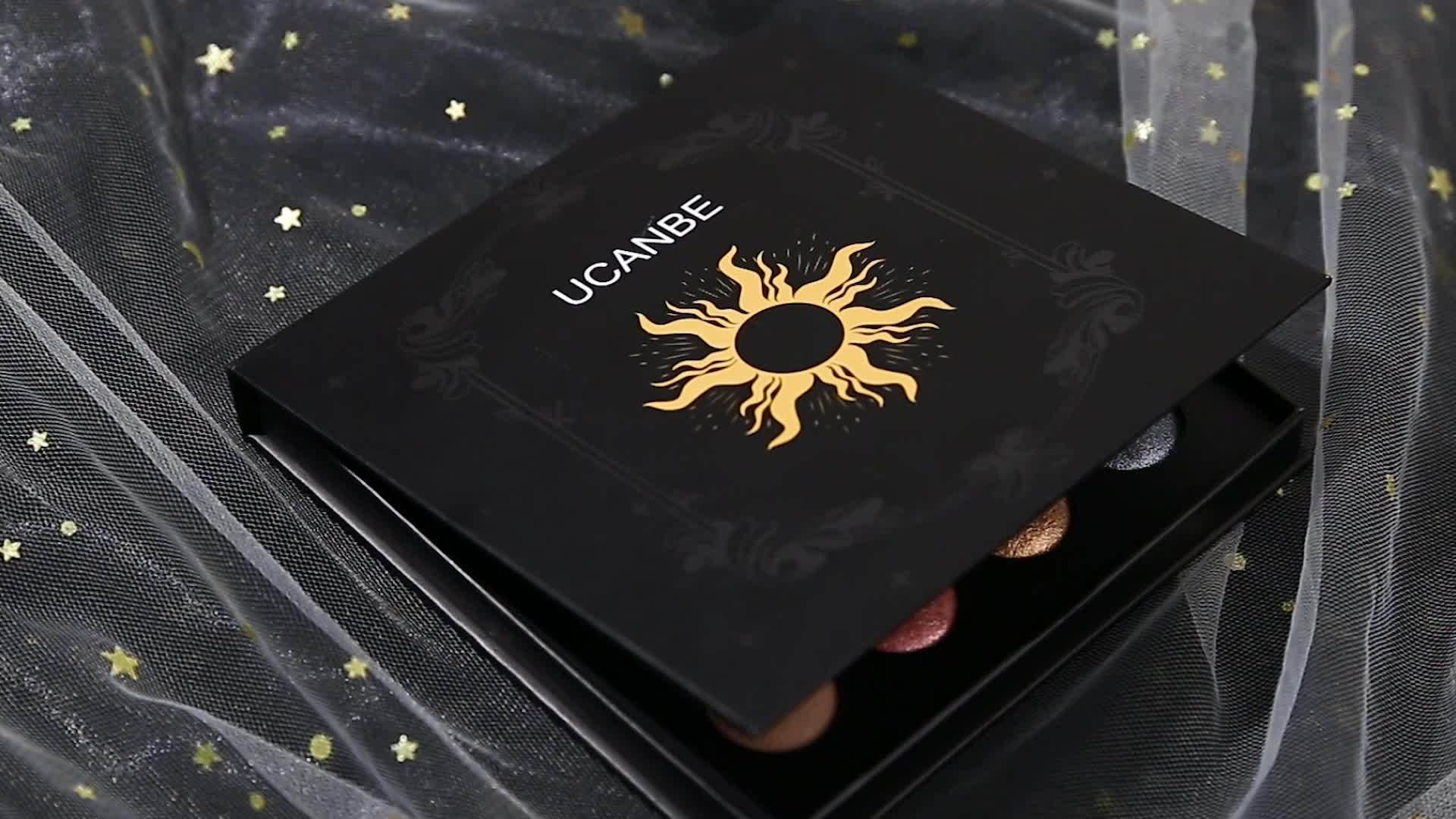 [16 Color Eyeshadow Palette] UCANBE 16 Color Baked Eyeshadow Palette with 15pcs Brushes Makeup Set, Natural Nude Matte Shimmer Metallic Eye Shadow Make Up Pallet for Women Girls, High Pigmented Long Lasting Waterproof