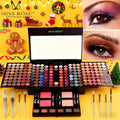 [Easter Mother's Day] MISS ROSE 190-Color All-in-One Full Face Makeup Palette Kit, 4-in-1 Eyeshadow Blush Powder Eyebrow, Durable Fadeless Shiny Natural Foundation, 8 Brushes Mirror Set, Professional For Women Girls Beginners, Perfect Gift For Easter & Mo