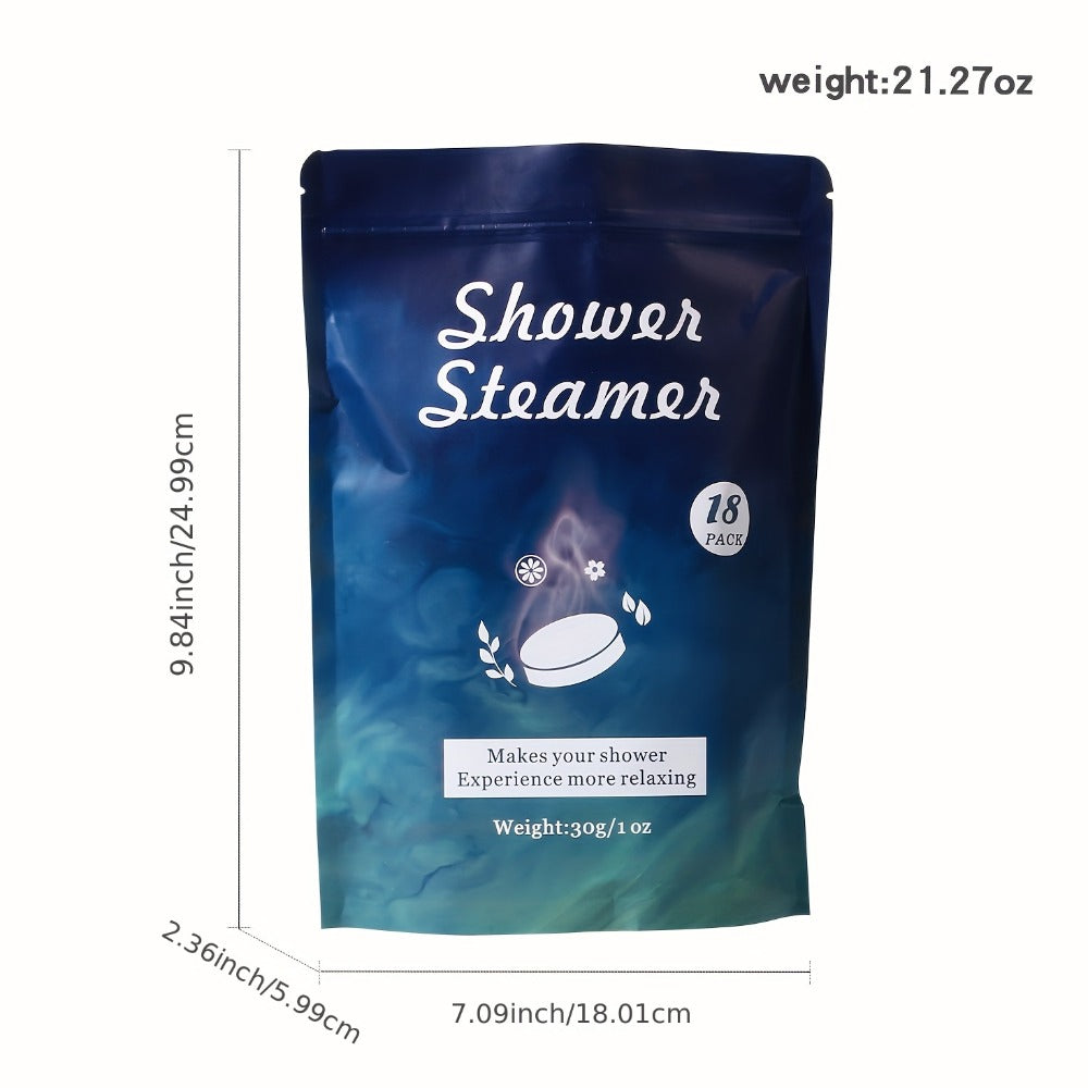 18pcs Shower Steamers Gift Set with Essential Oils - Eucalyptus, Rose, Jasmine, Citrus, Peppermint, Lavender, Home SPA for Travel Daily Necessities, Birthday Gifts, And Perfect for Halloween And Christmas Gift