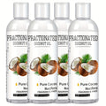 Four Packs of Fractionated Coconut Oil Suitable for Skin And Hair, Ideal for Massage, Made with Pure Cocos Nucifera - Hydrates And Nourishes Both Skin And Hair, a Liquid Carrier Oil for Projects, Completely Pure And Vegan - 7.5 Fluid Ounces