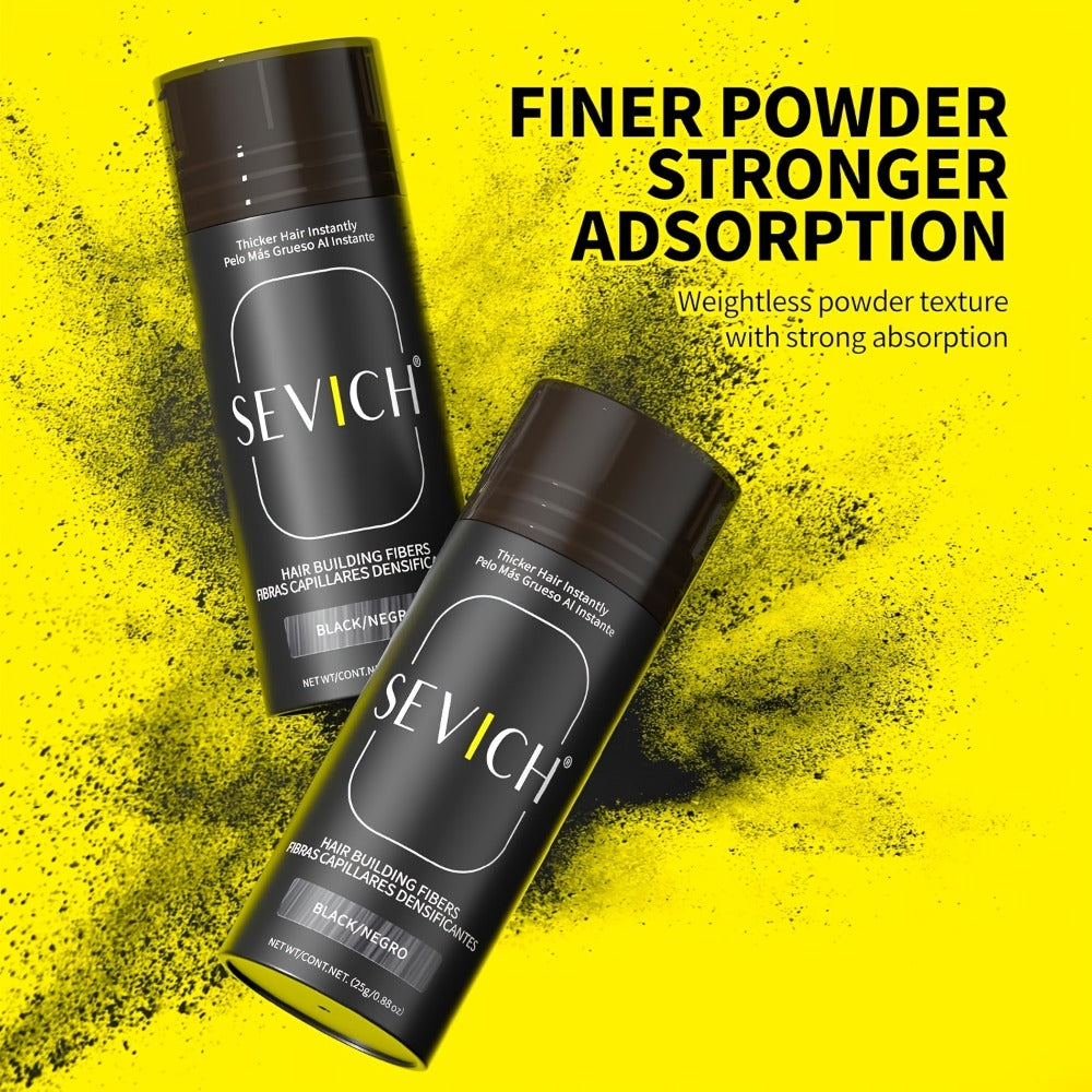 Hair Building Fibers 25g Instant Volumizing Powder Fills Thinning Hair Improves Hairline for All Hair Types Black Brown Blonde Grey Auburn Men Women
