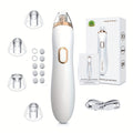 Blackhead Remover Vacuum, Pore Cleaner with 5 Adjustable Suction Power Levels and 4 Different Probes, Rechargeable and Portable, Ideal Gift for Men and Women