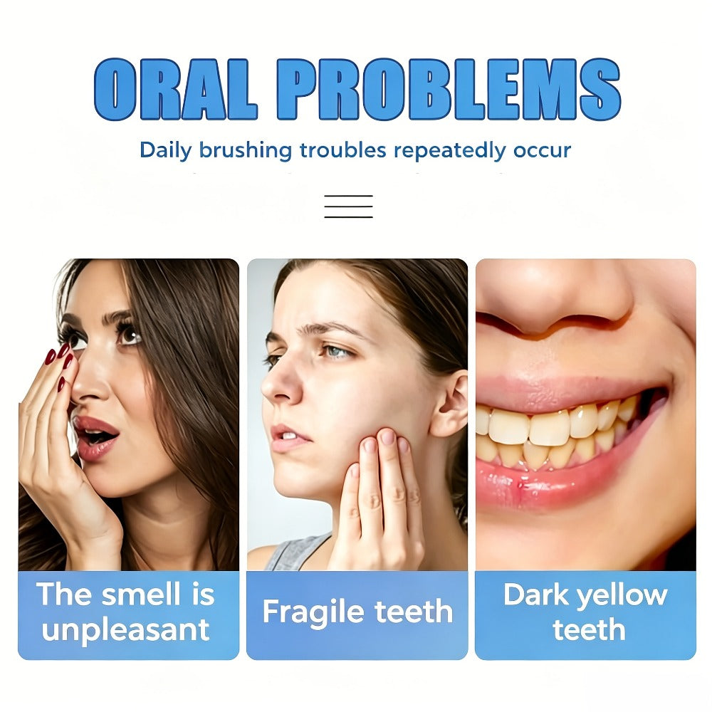 Hydroxyapatite Tooth Powder 2pcs Remineralizing Deep Cleaning Whitening Mint Flavor Fresh Breath Toothpowder for Daily Oral Health Hygiene Gift for Men Women