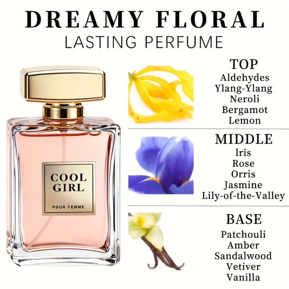 Women's Eau De Parfum Gift Set 3.4 oz — 3 Scents: Vanilla Jasmine, Ylang-Ylang Bergamot & 3-Piece Set | Long-Lasting Fragrance for Dating, Parties & Holidays