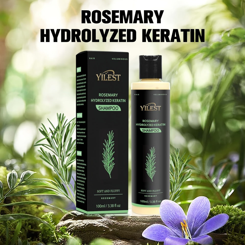 Rosemary Volumizing Shampoo — Enriched with Rosemary Extract, Amino Acids & Plant Squalane for Luxurious, Fuller & Healthier Hair | Moisturizing Formula for All Hair Types