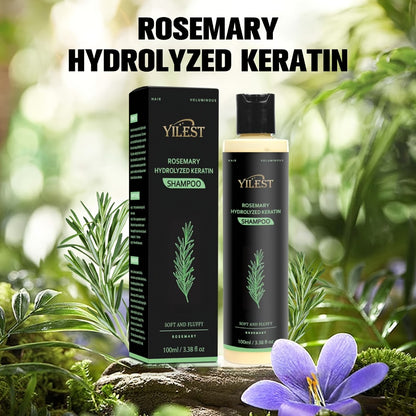 Rosemary Volumizing Shampoo — Enriched with Rosemary Extract, Amino Acids & Plant Squalane for Luxurious, Fuller & Healthier Hair | Moisturizing Formula for All Hair Types