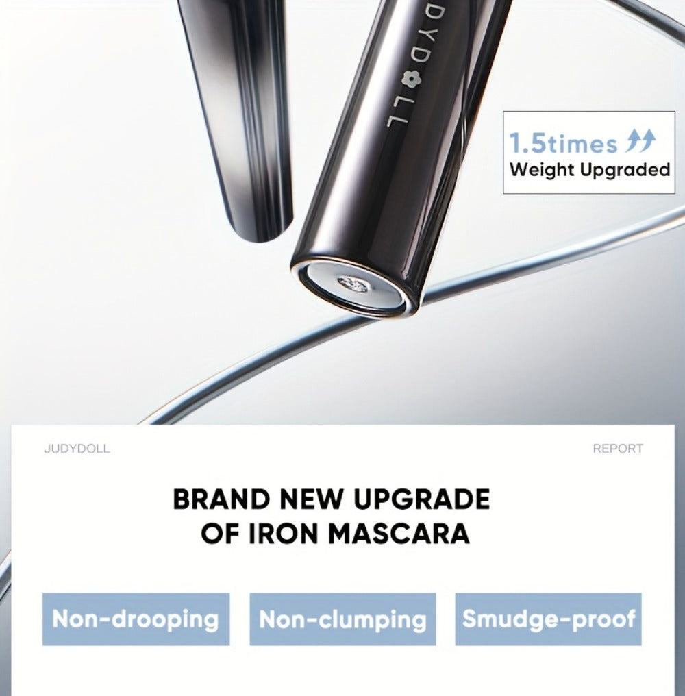 3D Curling Mascara — Volumizing, Waterproof & Smudge-Proof Eyelash Wand, Long-Lasting Nourishing Formula, Suitable for All Eye Types, Korean Makeup Style, Black & Brown, Curling & Precision Design