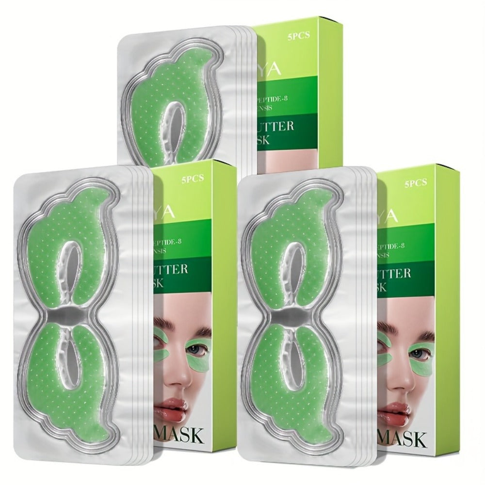ILISYA Shea Butter Collagen Eye Mask, Enriched with Avocado Oil, Enhances Skin Firmness And Elasticity, Nourishes Dry Skin, And Provides Deep Hydration And Moisture for Everyone. It Helps, Making It a Perfect Gift for Christmas, Parties