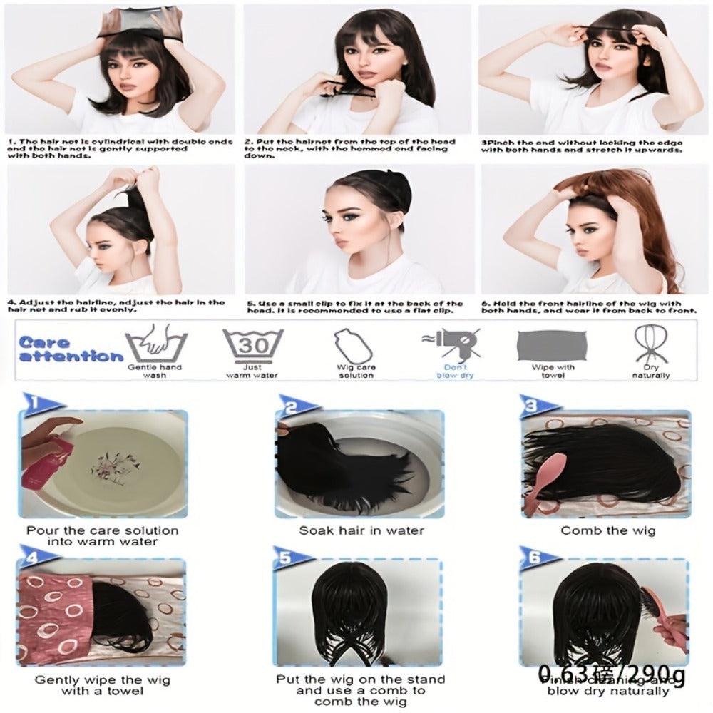 Water Wave Wig Synthetic Long Curly Wig for Women 30 Inch Middle Part Brown Highlights Loose Wave Rose Net Cap Beginner Friendly Natural Look Daily Wear
