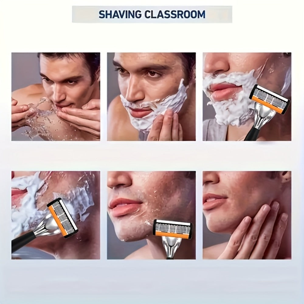 Classic Trend Safety Razor Made In China Sharp Durable Handle Comfortable Non-slip Safe Shaving Makes Your Cheeks Clean And Refreshing Before Shaving Dates Must Take Her Men's Essential Razor