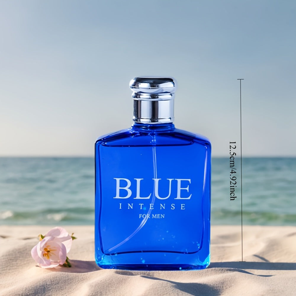 Men's Eau de Toilette Spray 3.4oz 100ml - Fresh Fruity Cologne with Cucumber Melon Orange Long Lasting EDT for Men Dates Daily Use Parties Gift