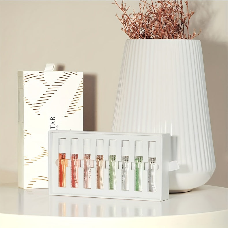 LASTAR Perfume Gift Box, 8 Pockets of Perfume 0.81oz, Fresh Fragrance Lasting Fragrance for Women, Woody Fruit Flower Different Scent Combination, Home and Dating Travel Must Have Good, Ideal Halloween/Christmas/holiday Gift