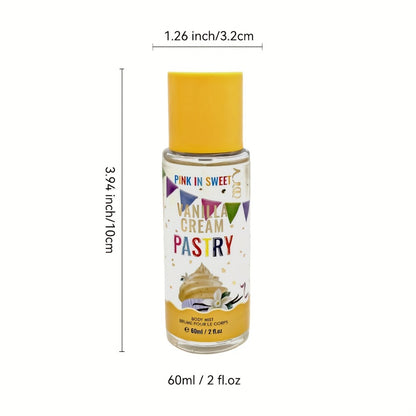 Women's Fragrance Gift Set - Body & Hair Perfume Spray 4-Piece Set 2 fl oz Each | Sweet Long Lasting Scent for Date Party & Gifting